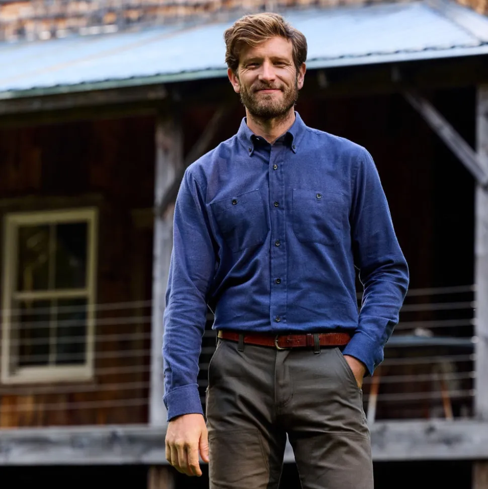 Brushed Cotton Twill Shirt