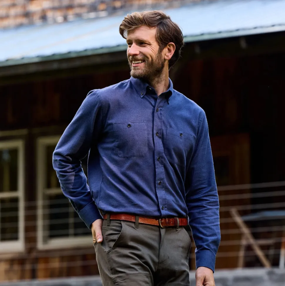 Brushed Cotton Twill Shirt