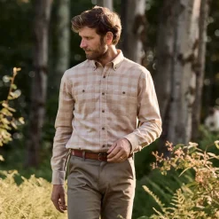 Brushed Cotton Twill Shirt