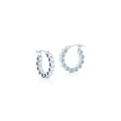 Bubble Double-Sided Hoops in Small
