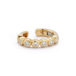Bubble Ear Cuff in Diamond
