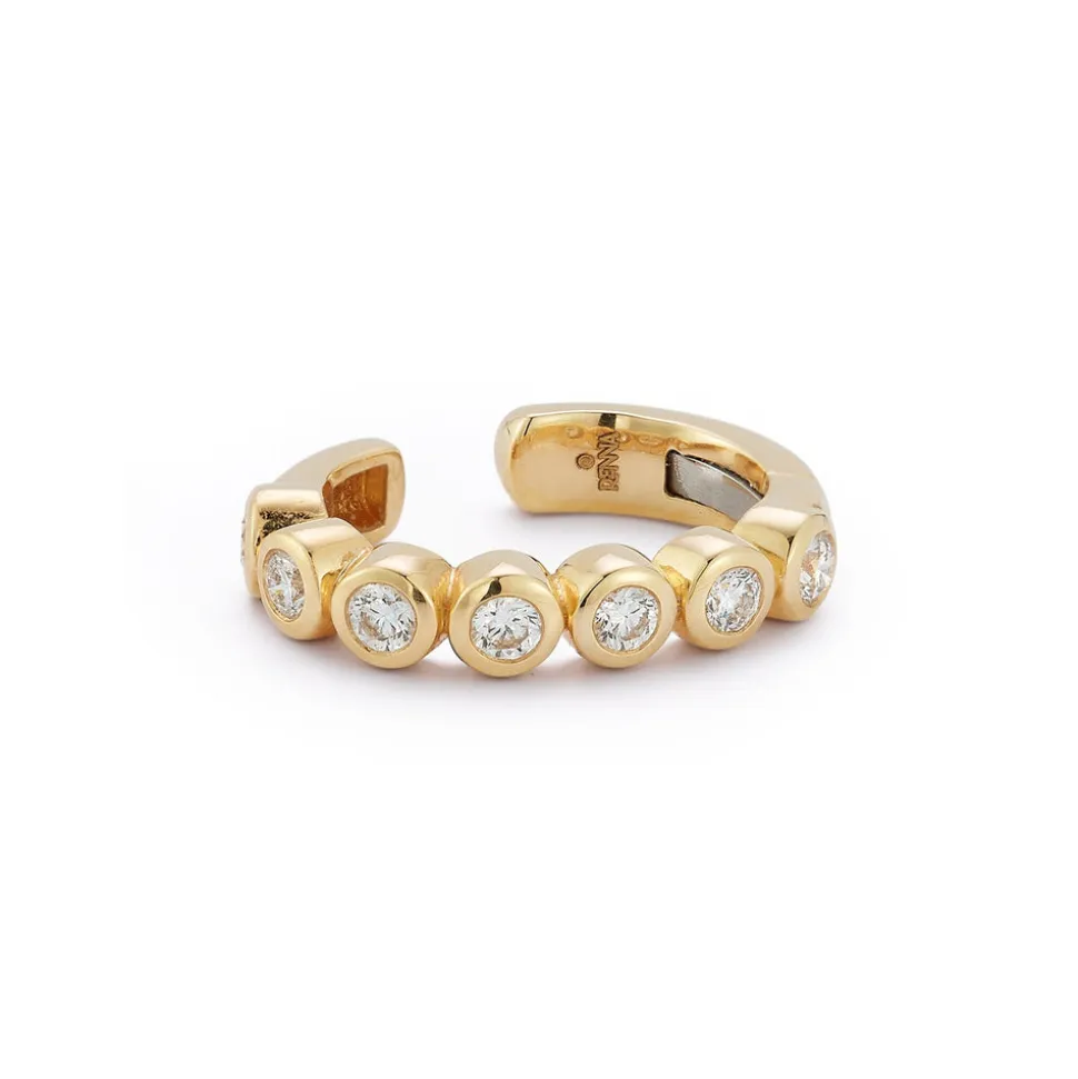 Bubble Ear Cuff in Diamond