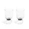 Bubble Glass Tumbler in Clear, Set of 2