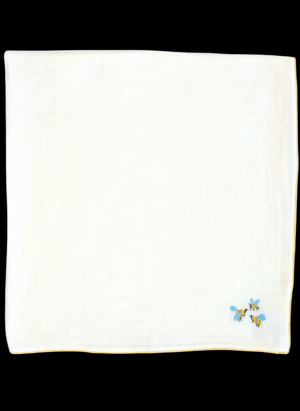 Bumblebee Embroidered Shawl Blanket