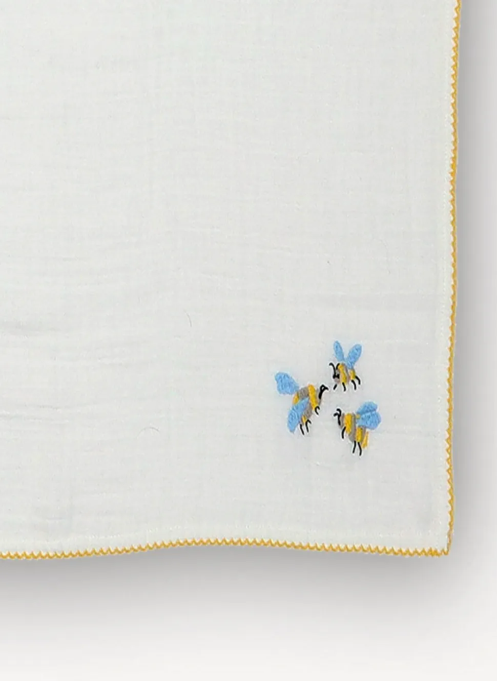 Bumblebee Embroidered Shawl Blanket