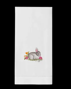 Bunny Gray Hand Towel