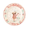Bunny Plate in Pink, 7.5"
