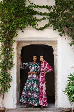 Burgundy Jodhpur Dress