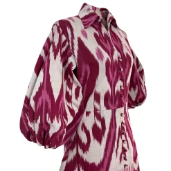 Burgundy Jodhpur Dress