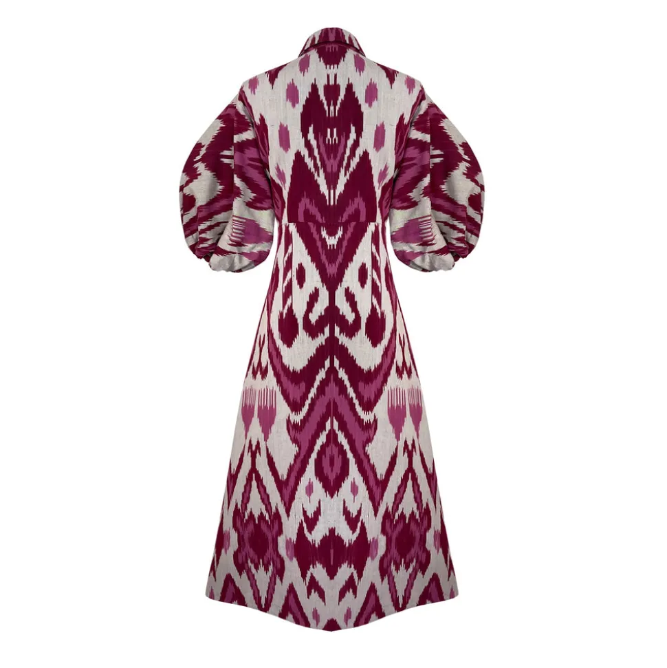 Burgundy Jodhpur Dress