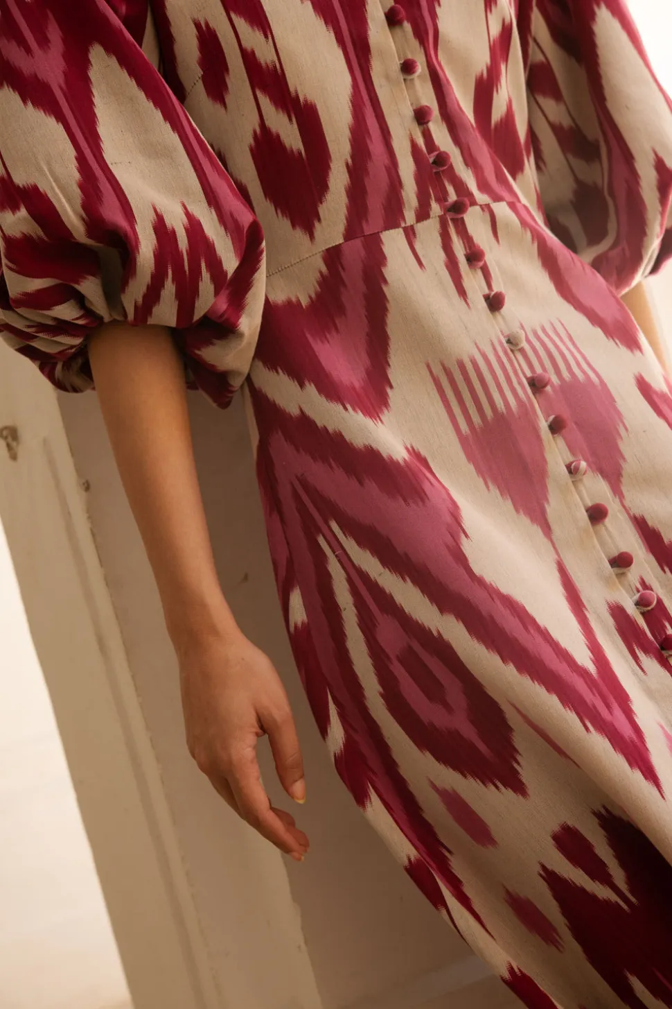 Burgundy Jodhpur Dress