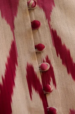 Burgundy Jodhpur Dress