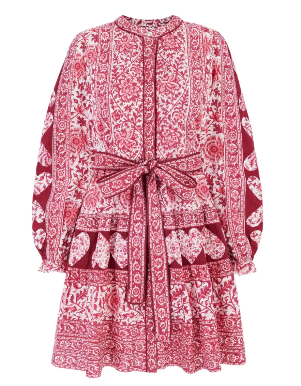 Burgundy Patchwork Gemma Mini