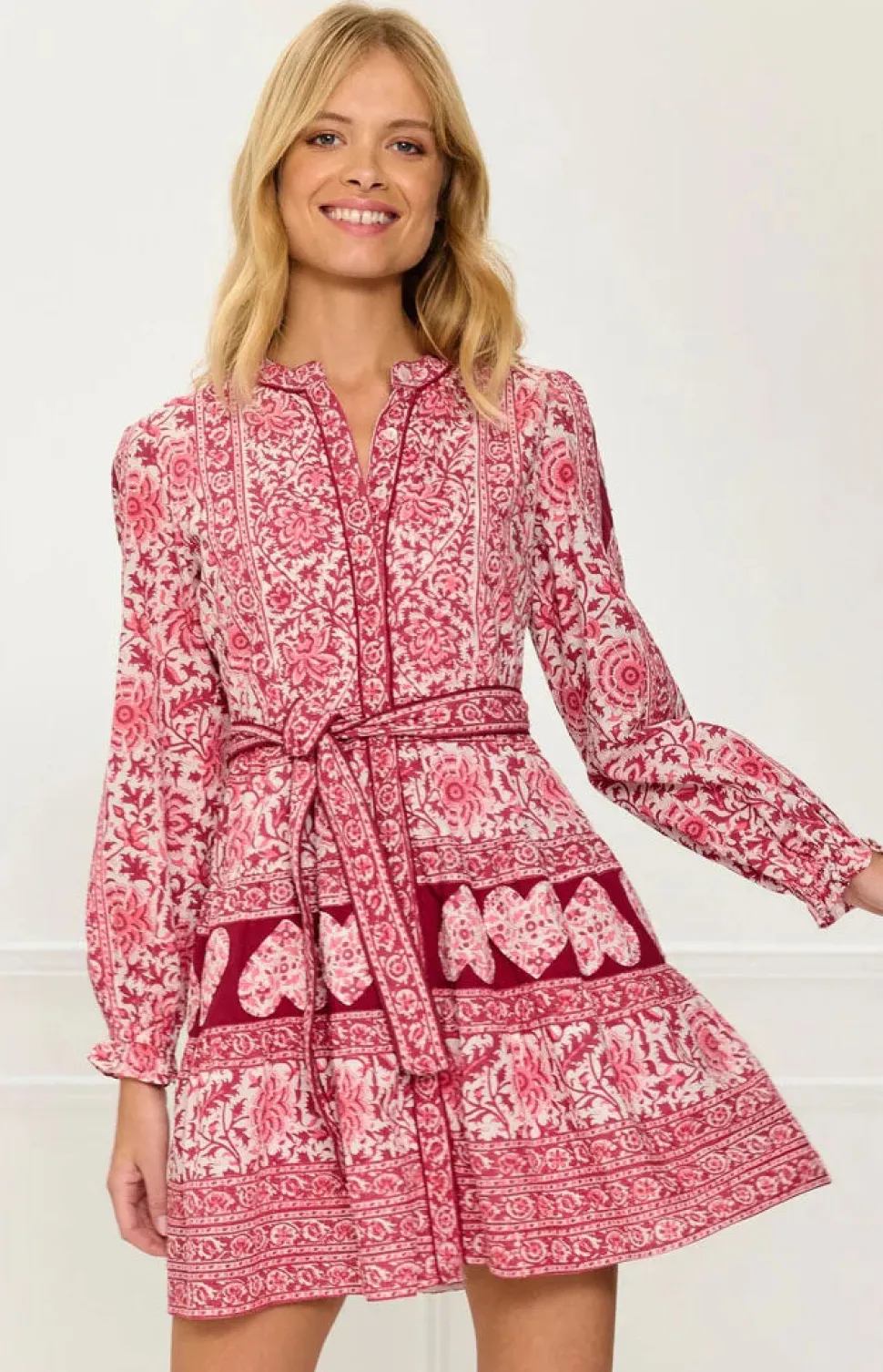 Burgundy Patchwork Gemma Mini