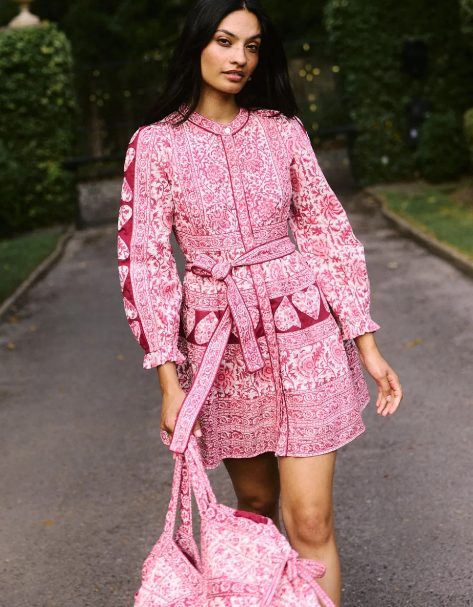 Burgundy Patchwork Gemma Mini