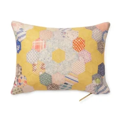 Butter Diamond Quilt Pillow