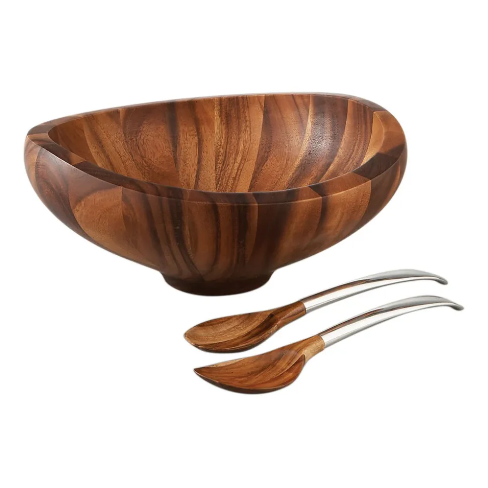 Butterfly Salad Bowl with Servers