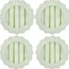 Cabana Stripe Melamine Dinner Plate, Set of 4 in Seagrass