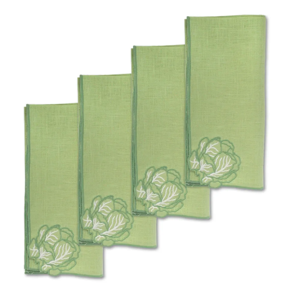 Cabbage Dinner Napkins, Set of 4