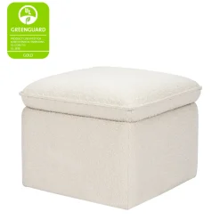 Cali Storage Ottoman in Boucle in Ivory Boucle