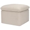 Cali Storage Ottoman in Eco-Performance Fabric | Water Repellent & Stain Resistant in Performance Beach Eco-Weave