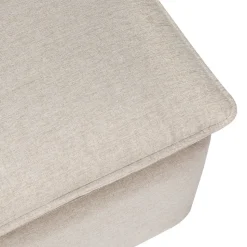 Cali Storage Ottoman in Eco-Performance Fabric | Water Repellent & Stain Resistant in Performance Beach Eco-Weave