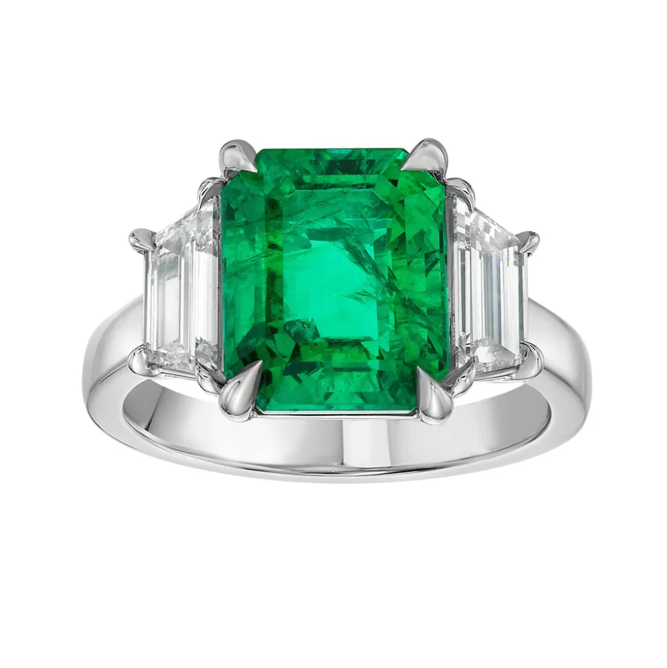Calliope Emerald Ring