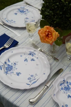 Camaieu Dinner Plate in Azur