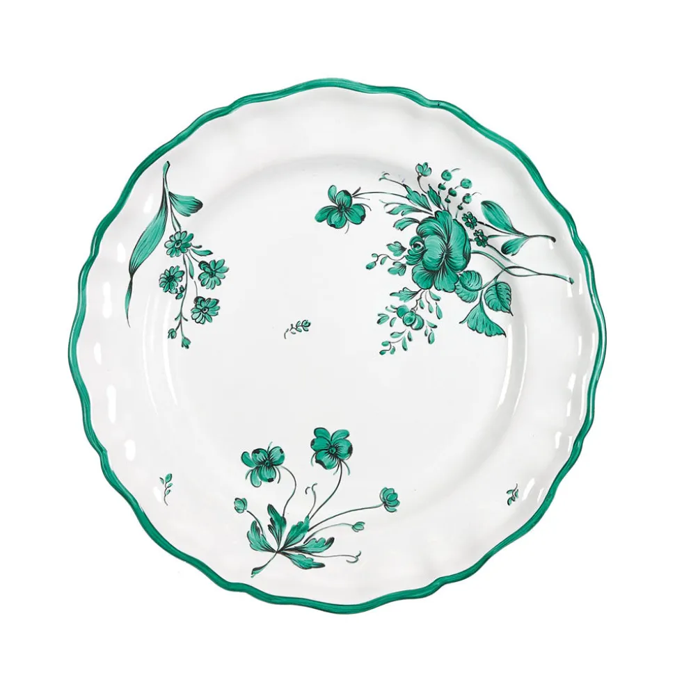 Camaieu Dinner Plate in Vert