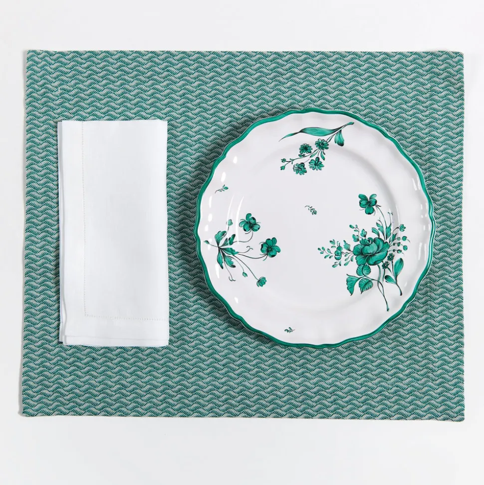 Camaieu Dinner Plate in Vert