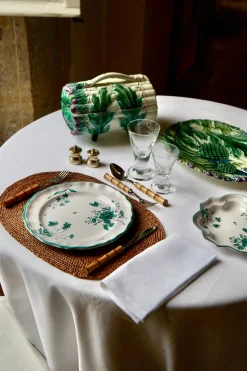 Camaieu Dinner Plate in Vert