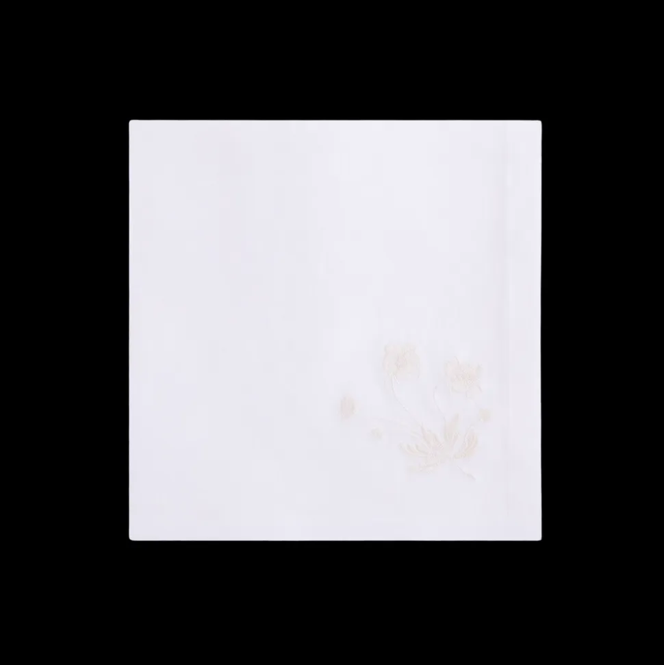 Camaieu Ivoire Embroidered Dinner Napkin