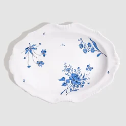Camaieu Medium Oval Dish in Azur