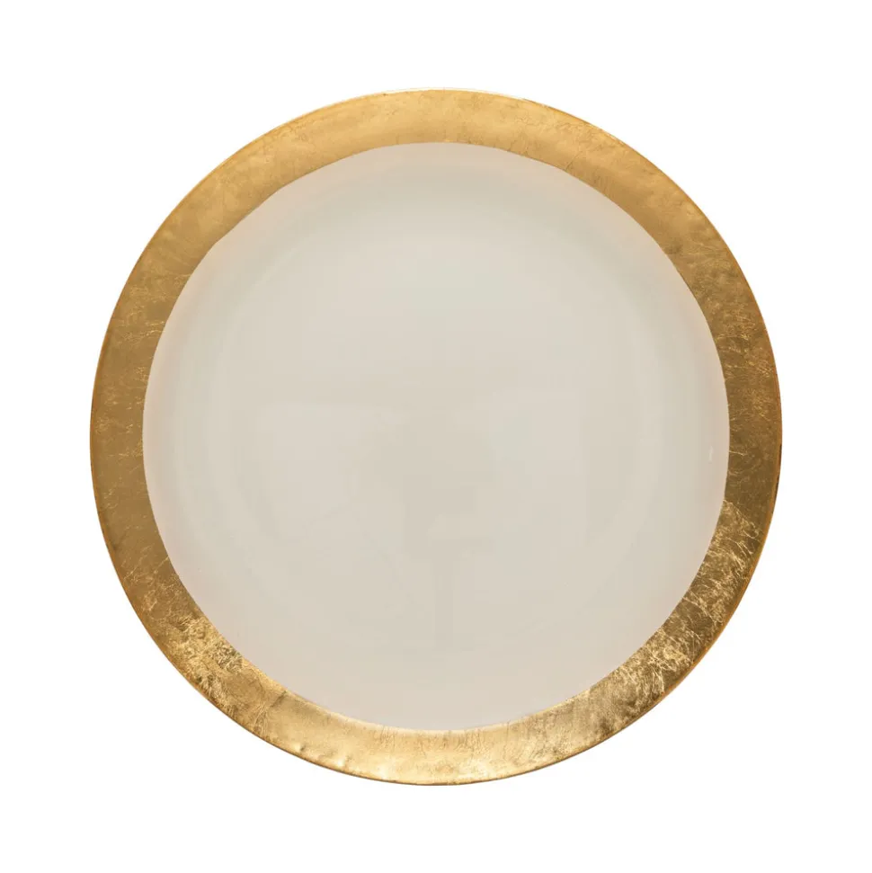 Camilla Collection Charger Plates in Gold, Set of 6