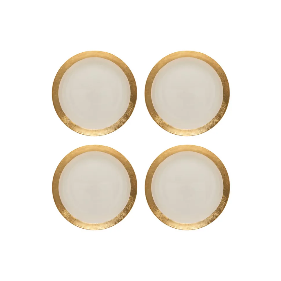 Camilla Collection Charger Plates in Gold, Set of 6