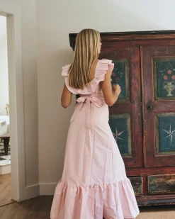 Camille Dress in Powder Pink