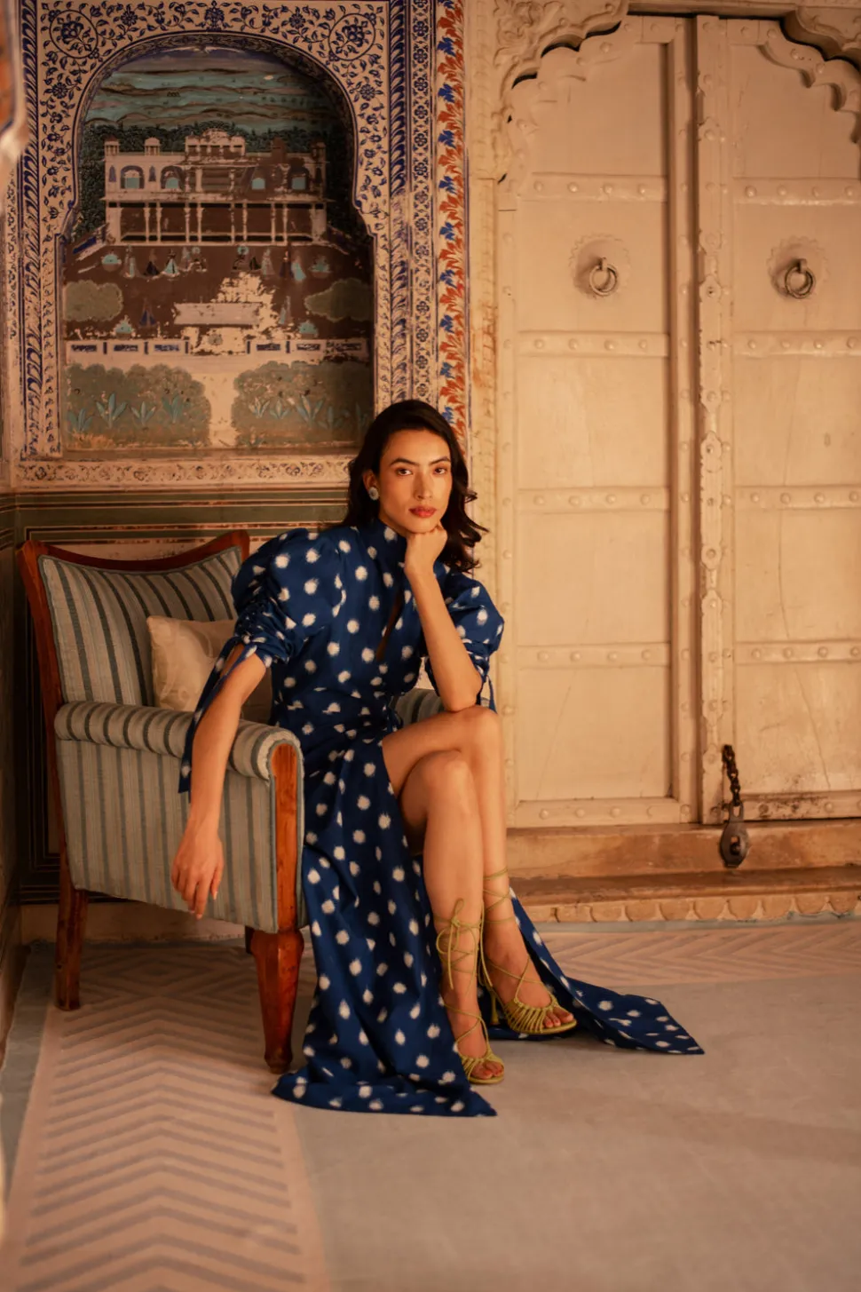 Campo Dress in Blue