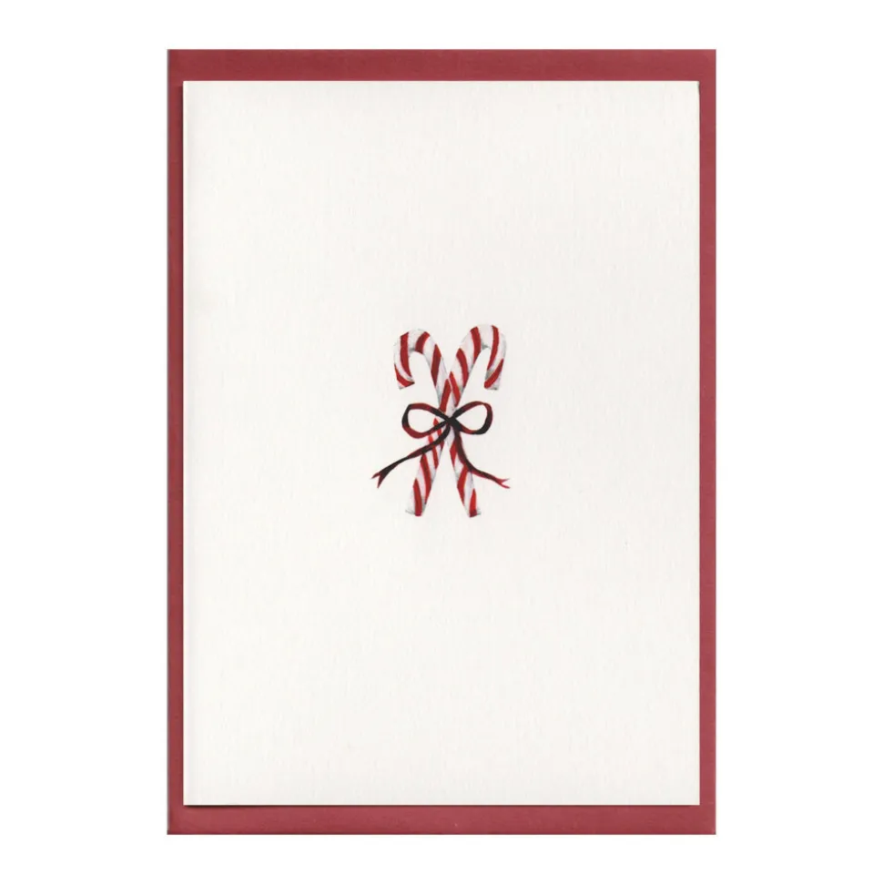 Candy Cane Cards, Set of 5