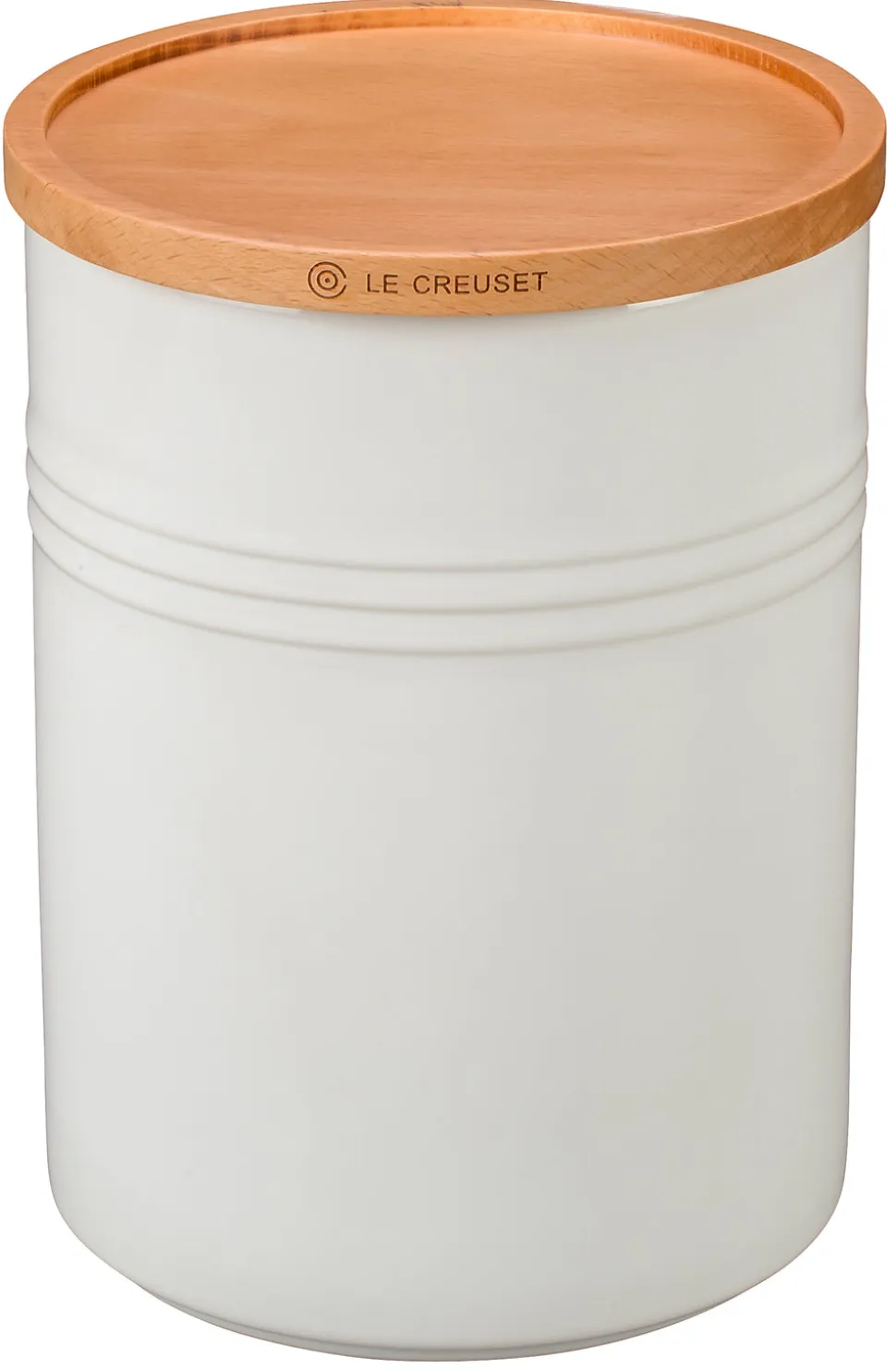 Canister with Wood Lid