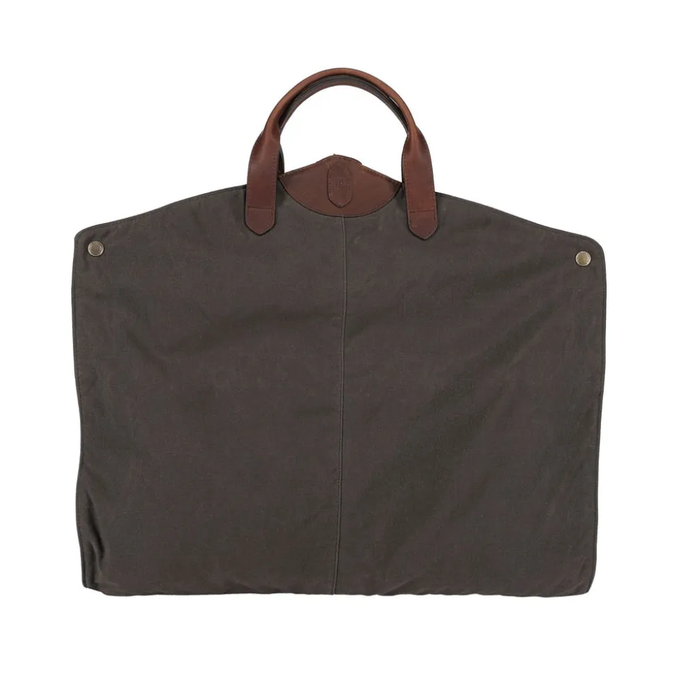 Canvas Garment Bag in Bark
