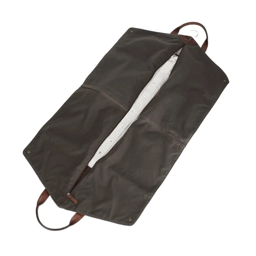 Canvas Garment Bag in Bark