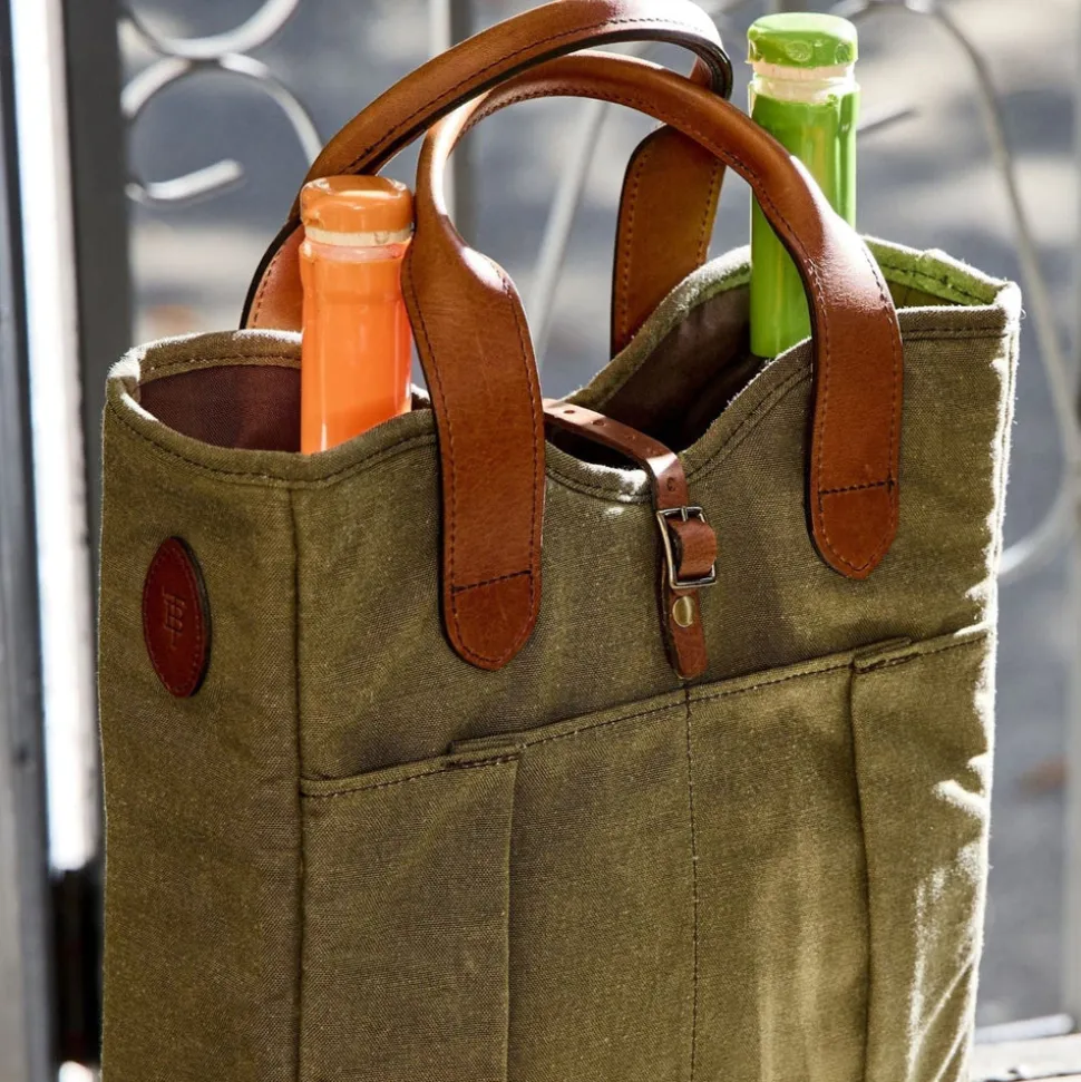 Canvas Whiskey Tote