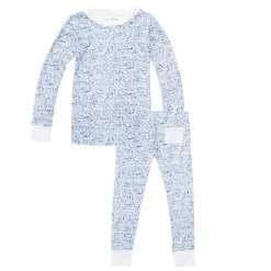 Cape Cod Two Piece Kids Pajamas in Cape Cod Sailor Blue