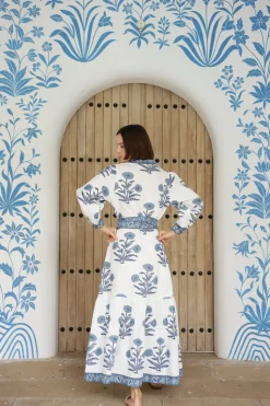 Capri Maxi Dress in Indigo