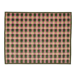 Capri Placemat, Pink and Green