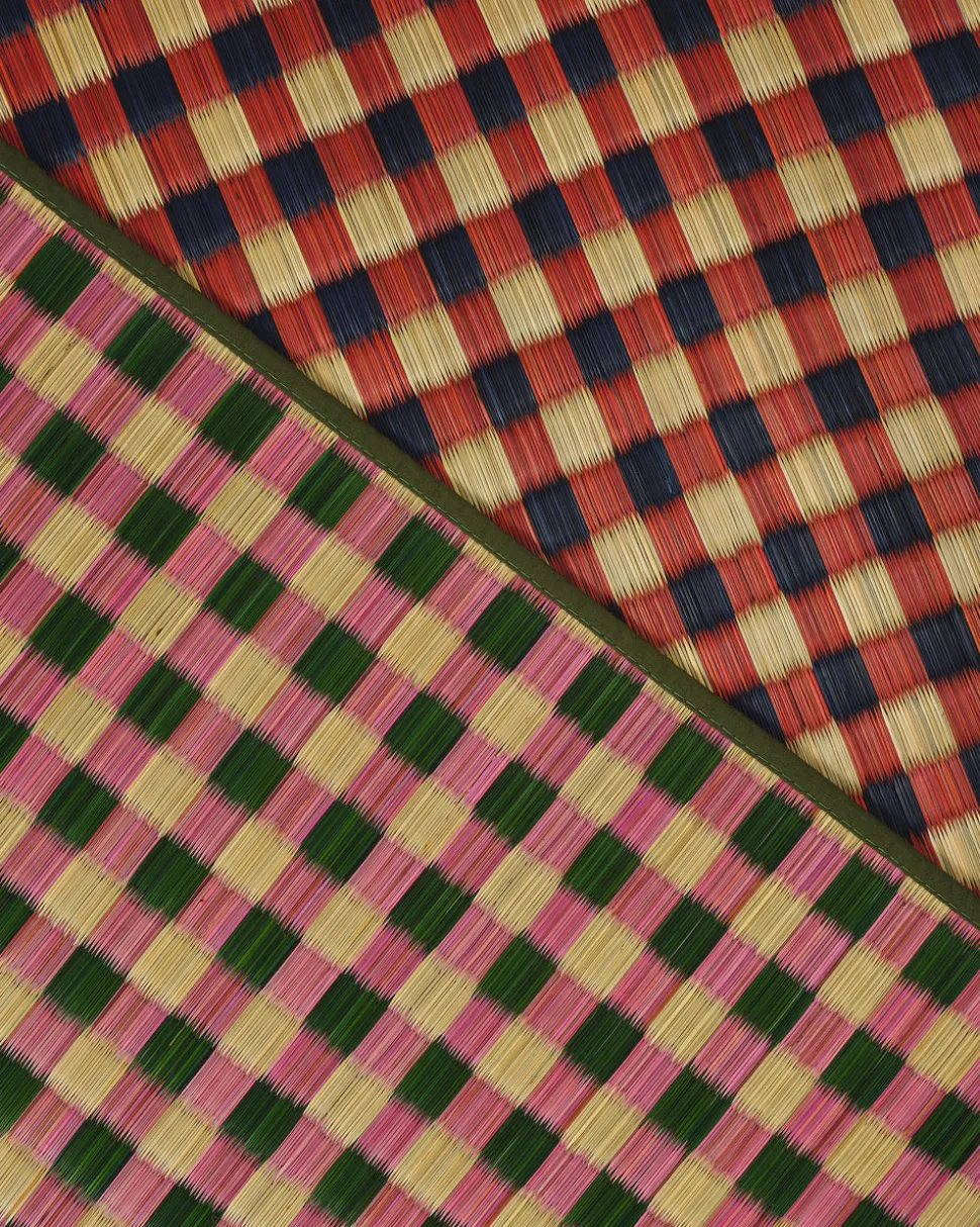 Capri Placemat, Red and Blue