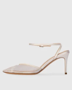 Cara 80 in White Mesh