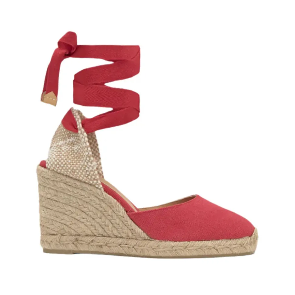 Carina 8 in Carmine Red Cotton