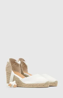 Carina 6 in White Cotton