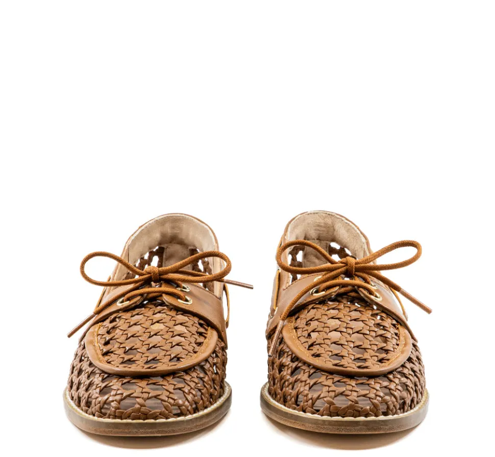 Carla Camel Leather Loafer